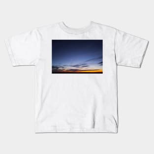 A clear sky at dusk Kids T-Shirt